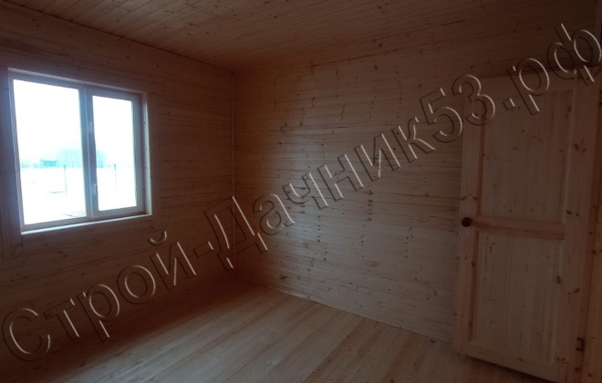 4 Каркасно-щитовой дом Д-45, 11х10м, 110  М², Московская область, Чеховский район, деревня Алферово. (8)